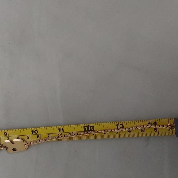 VINTAGE 12 KARAT GOLD  FILLED ROSE SPELLED OUT CHAIN PENDANT - Picture 8 of 9